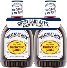 Sweet Baby Ray's 40oz bottle pack shot, great value for family cookouts