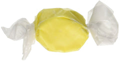 Banana-flavored taffy close-up from Sweet Candy Company, soft and chewy.