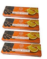 Sweet Candy Company Milk Chocolate Orange Sticks closeup—rich chocolate with a bright orange center for a timeless treat