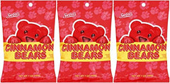 Sweet Candy Company red cinnamon gummy bears 3-pack, gluten-free snack option for gatherings