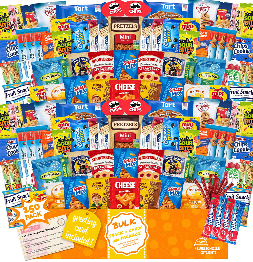Sweet Choice Giftbaskets snacks variety pack easter box visual with colorful treats for gifting