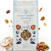 Sweet Diane’s Granola ingredients bowl with oats and seeds for a wholesome breakfast crunch.