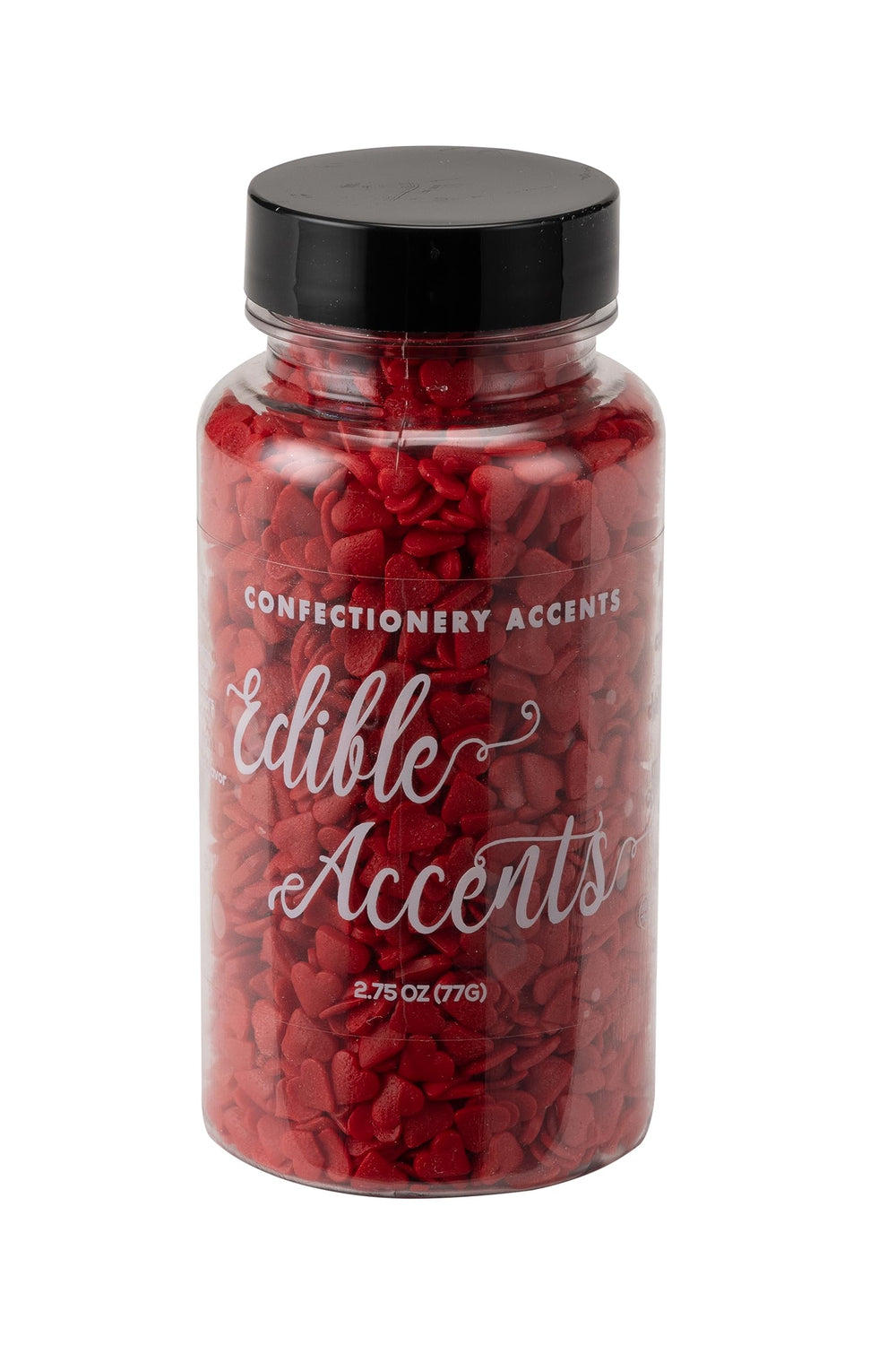 Sweet Eva’s edible accents red hearts pour for festive cake decorating