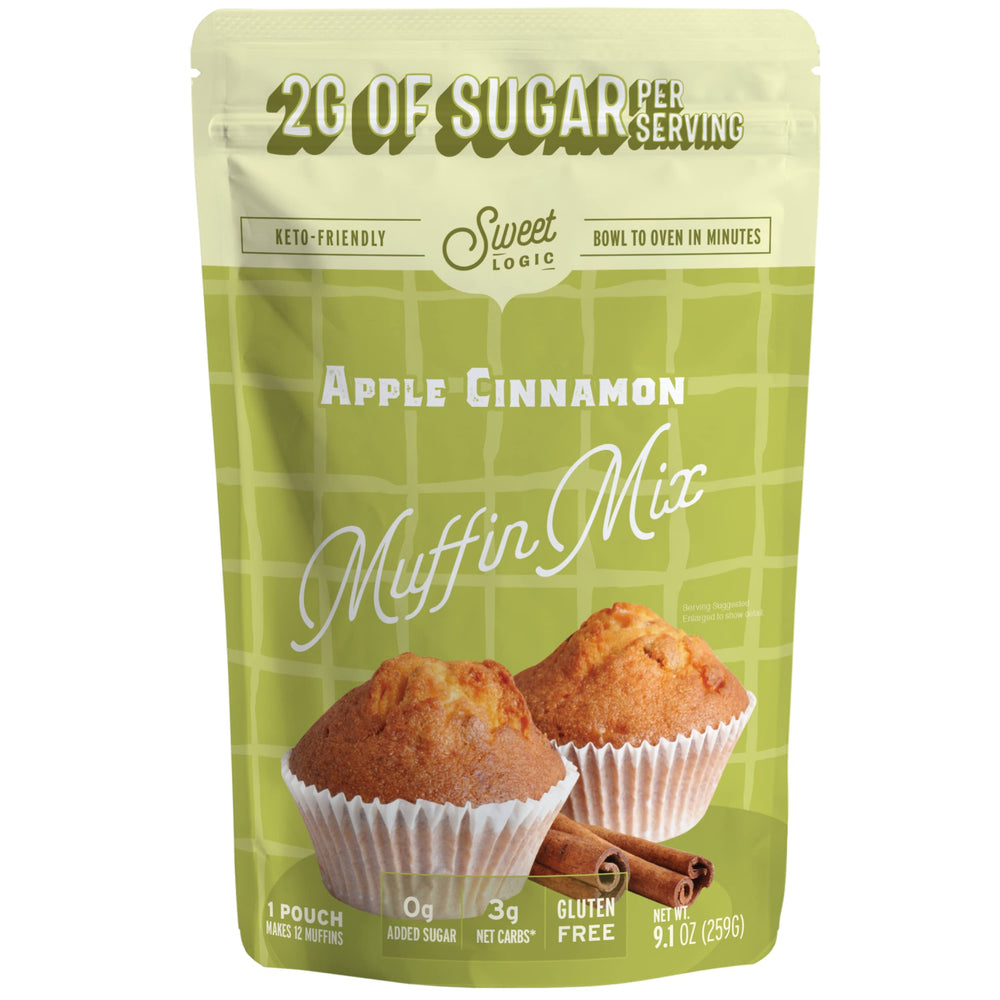 Sweet Logic Keto Cinnamon Muffin batter ready for quick keto breakfast