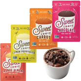 Sweet Logic Triple Chocolate mug cake pack, keto-friendly indulgence for dessert cravings.
