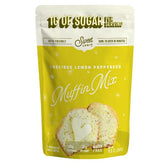 Sweet Logic Keto Lemon Muffin Mix in a bowl for quick keto baking