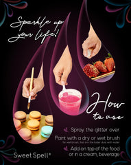 Sweet Spell luster dust on donuts for eye-catching sparkle