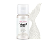 Sweet Sticks Pearl White metallic paint bottle close-up for edible art projects.
