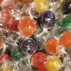 SweetGlob sour fruit balls pack with colorfully puckering flavors for snacking on the go.