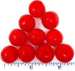 Cherry Balls on dessert plate for garnish and sharing.