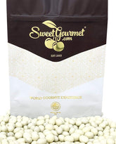 SweetGourmet Yogurt Coated Raisins packaging showing freshness and shareability
