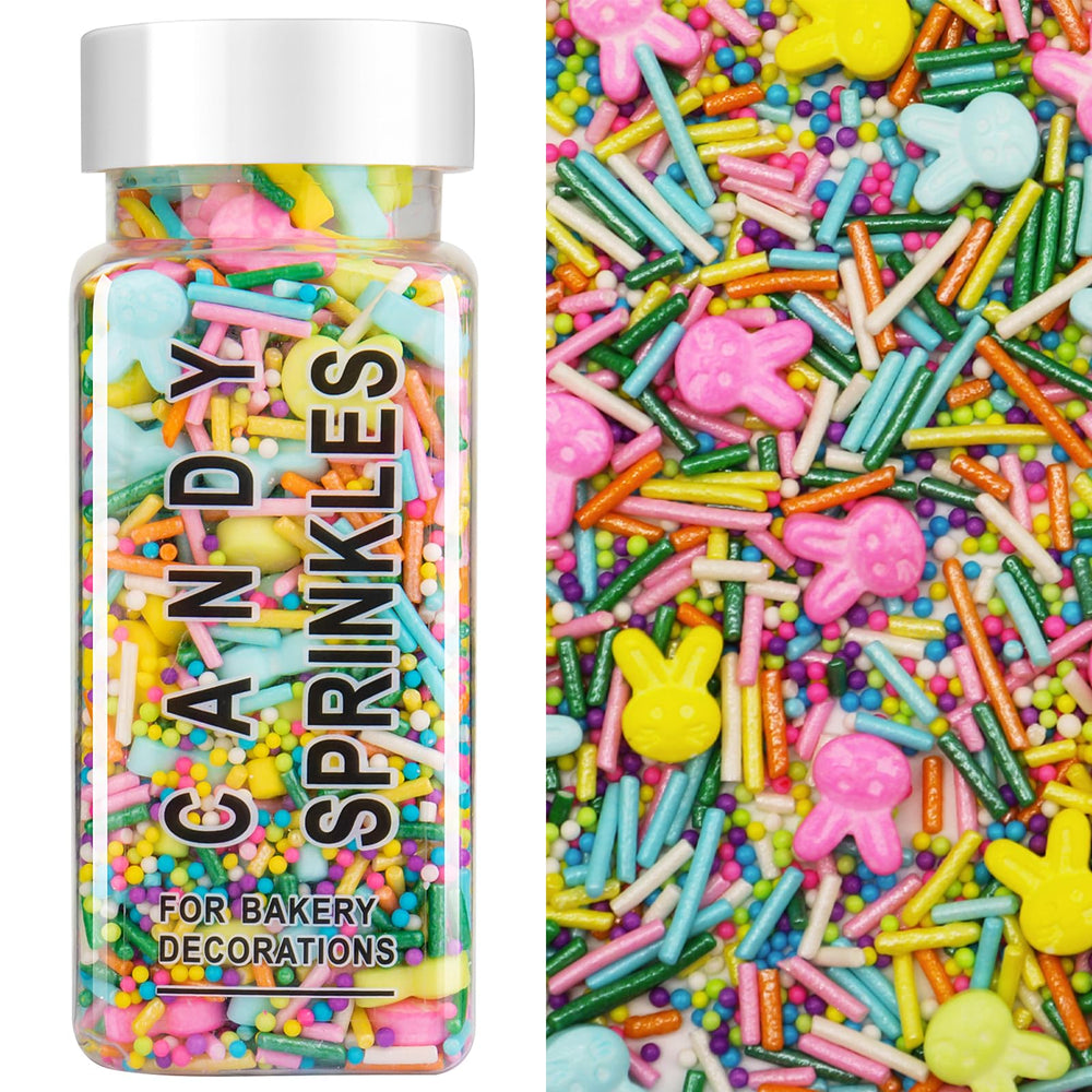 SweetGrove Easter Sprinkles in pastel colors brighten desserts with festive appeal.