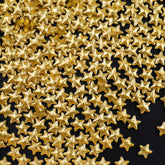SweetGrove Gold Star Sprinkles in a resealable jar for freshness and easy storage