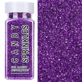 SweetGrove purple sanding sugar sprinkles bottle adds festive shimmer to desserts