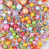 SweetGrove Rainbow Sprinkles on a cake for vibrant decoration