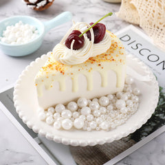 SweetGrove pearl white sprinkles decorate cookies with subtle sparkle.