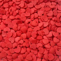 SweetGrove Valentines Sprinkles red heart cookies finish desserts with a cute, eye-catching touch