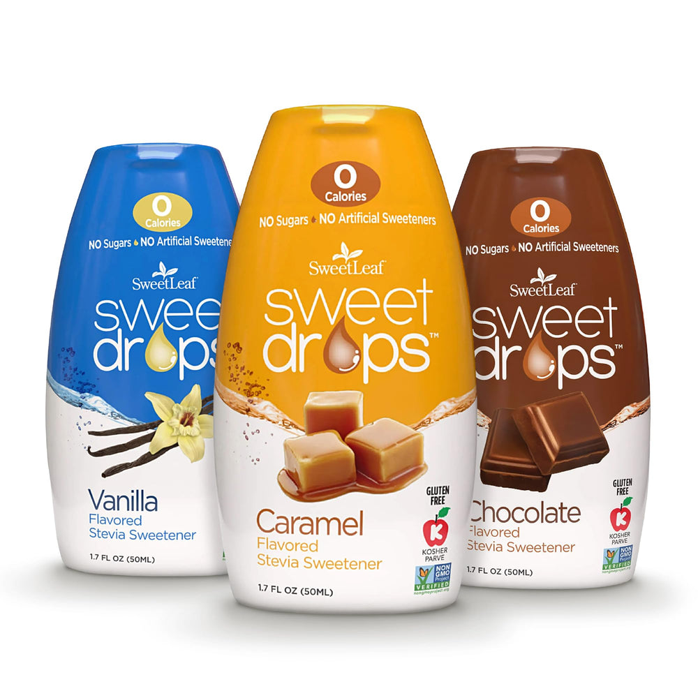 SweetLeaf Sweet Drops chocolate bottle adds zero-calorie flavor to coffee