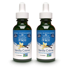 SweetLeaf Sweet Drops Vanilla Creme bottle for zero-calorie flavoring