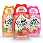 SweetLeaf Water Drops raspberry lemonade bottle showcases zero-calorie flavor for water