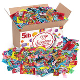 Sweetmo bulk candy 5lb variety pack ideal for sharing at parties and events.