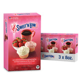 Sweet'N Low zero-calorie sweetener box for beverages and baking.