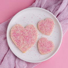 Sweets Indeed pink sugar for cakes delivers vibrant finish on every layer