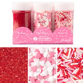 Sweets Indeed red sanding sugar sprinkles for vibrant Valentine decorating