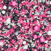 Sweets & Treats Boutique black pink Minnie sprinkles brighten cupcakes