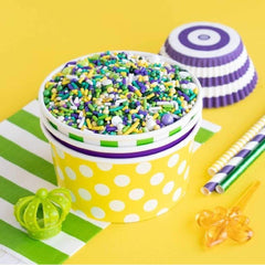 4 oz jar from Sweets & Treats Boutique supports easy home decorations.