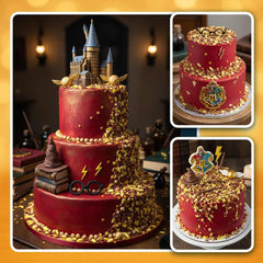 Sweets & Treats Boutique wizard lightning sprinkles brighten cupcakes with shimmer.
