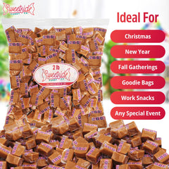 SWEETSIDE Bulk Caramel Snack for Parties and gatherings
