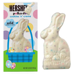 SWEETSIDE CANDY CO Hershey's chocolate bunny with polka dots, perfect for Easter baskets