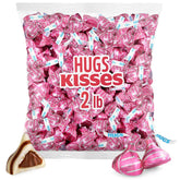 SWEETSIDE CANDY CO. Hugs Pink Kisses in pink foil wrap, great for gifting.