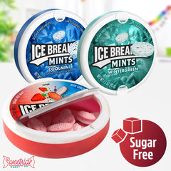 SWEETSIDE CANDY CO Ice Breakrs DUO strawberry mints pack for fruity freshness.