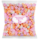 SWEETSIDE CANDY CO large conversation hearts 2lb bag, perfect for gifting and sharing.