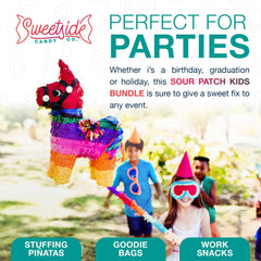 SWEETSIDE CANDY CO SourPatch Kids ready as a movie theater snack.
