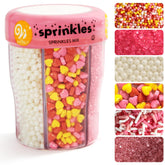 SWEETSIDE CANDY CO Sprinkles heart-shaped mix for cupcakes and cookies.