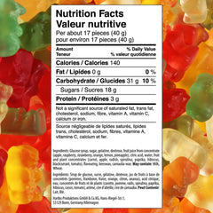 SWEETSIDE Goldbears assorted flavors close-up highlighting colors.