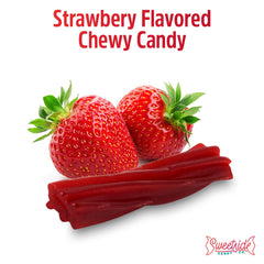 SWEETSIDE CANDY CO. Twists strawberry candies spread for easy snacking and gifting.