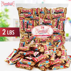 SWEETSIDE Twix crunchy biscuit base with a smooth caramel layer under chocolate.