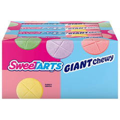 SweeTARTS Giant Chewy candy rolls front-pack display, great for sharing