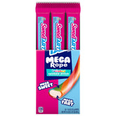 SweeTARTS Mega Rope Twisted Rainbow Punch, vibrant colors for on-the-go snacking.
