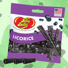 Sweetzo allergen-friendly licorice jelly beans suitable for sensitive diets.
