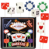 Sweetzo casino dice lollipops for party favors and sharing