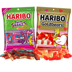 Sweetzo Haribo Goldbears 4 oz bag with bright, shareable fruity gummies