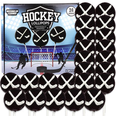 Sweetzo hockey puck lollipop with watermelon flavor for refreshing team treats