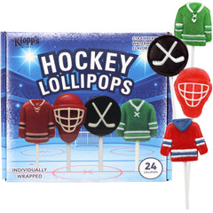 Sweetzo hockey-themed lollipops with sports designs for team celebrations