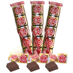 Sweetzo ice cube milk chocolate square, ideal for holiday gifting and sharing.