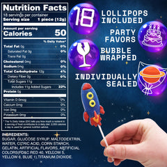 Sweetzo Space Lollipops Saturn highlight, ideal for science-themed classroom rewards.